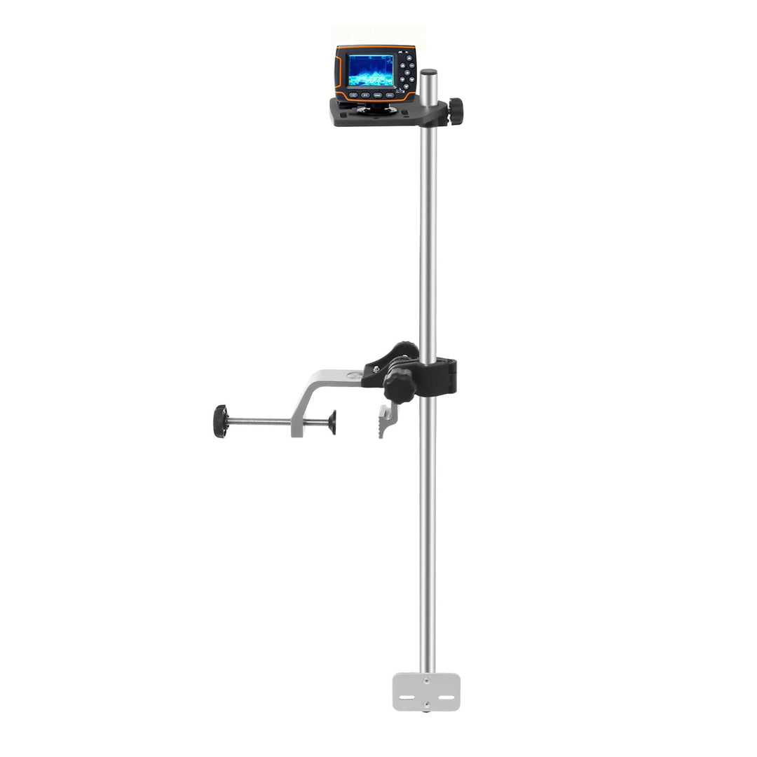 Echolot Halterung 4.7 * 31.5in Geberstange für Echolot mit 360° Frei Drehbare Halterung Verstellbar