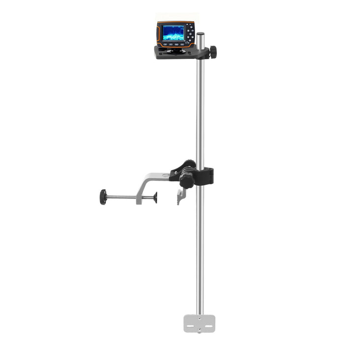 Echolot Halterung 4.7 * 31.5in Geberstange für Echolot mit 360° Frei Drehbare Halterung Verstellbar