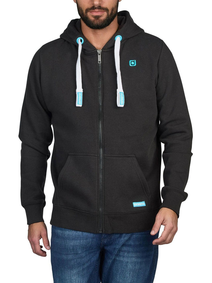 riverso Sweatjacke Herren mit Kapuze Reissverschluss Regular Fit RIVNoah Kapuzenjacke Hoodie Kapuzen