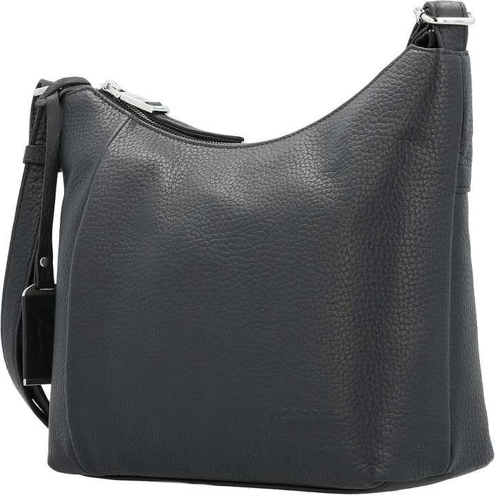 Picard Damen Schultertasche PURE aus Echtleder Mittel | mit Reissverschluss | Schultertasche | Allta