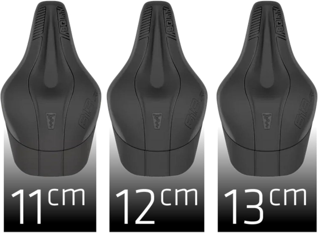 SQlab Unisex – Erwachsene 613 Ergowave R Carbon Triathlon Fahrradsattel 13 cm, 13 cm