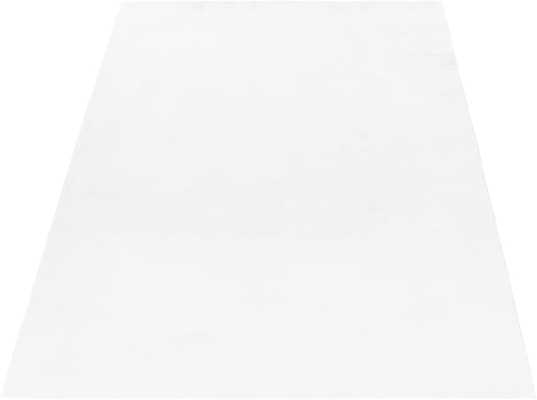 Weicher Hochflor Teppich Wohnzimmer Waschbarer Teppich im modernen Stil Unicolor & Einfarbig Läufer