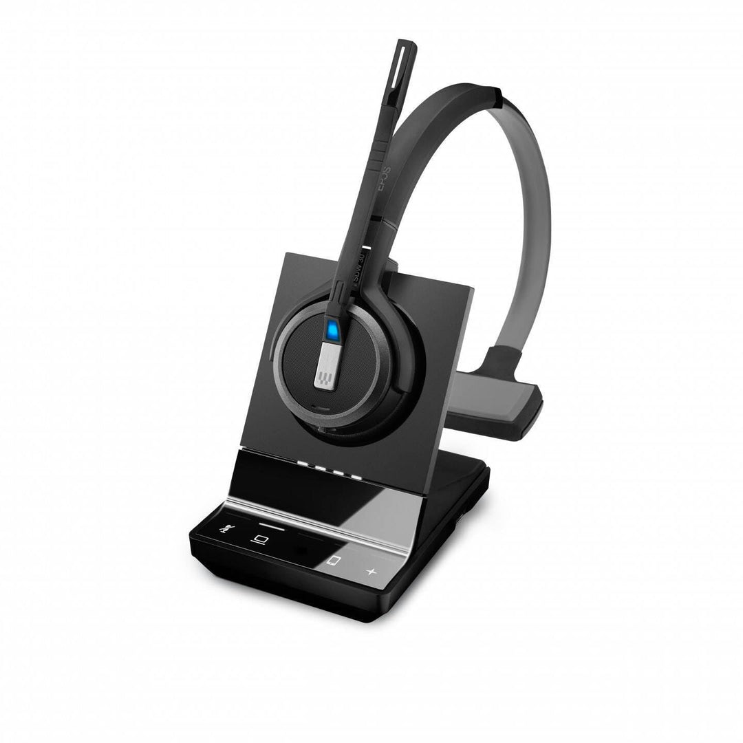 EPOS Impact SDW 5033, Einseitiges kabelloses DECT-Headset Noise Cancelling-System mit Zwei Mikrofone
