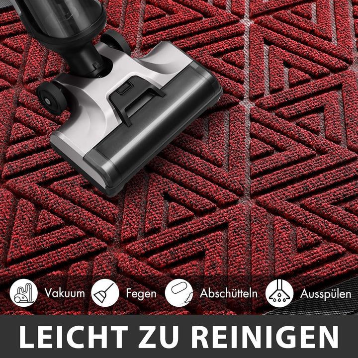 Yimobra Fussmatte für den Aussenbereich, strapazierfähige und langlebige Eingangsmatte für den Ausse