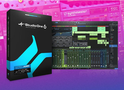 PreSonus AudioBox 96 Studio Bundle - Interface, Mikrofon & Kopfhörer mit Software inklusiv Studio On