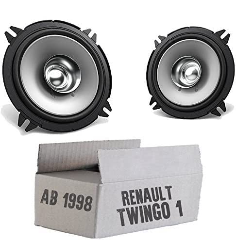 Lautsprecher Einbauset passend mit Kenwood KFC-S1356-13cm Koax Auto Einbauzubehör für Renault Twingo
