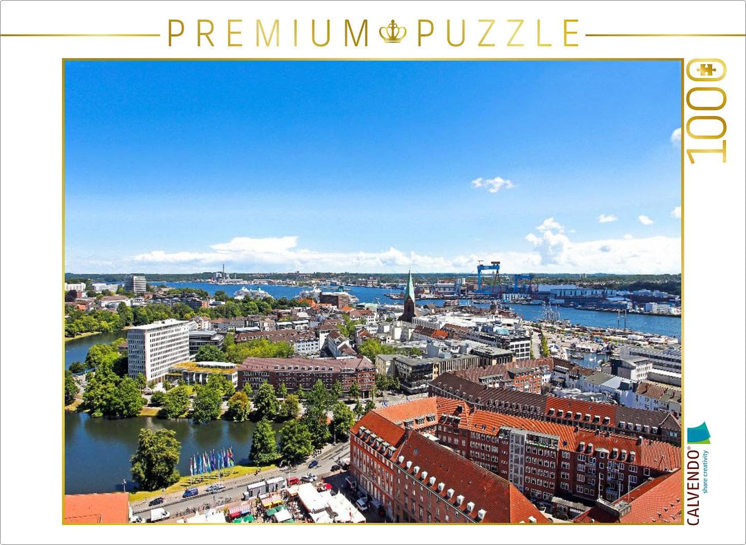 CALVENDO Puzzle Malerische Kieler Förde 1000 Teile Lege-Grösse 64 x 48 cm Foto-Puzzle Bild von www.F
