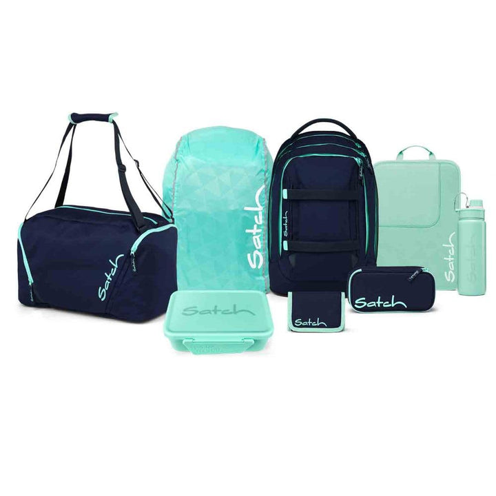 Satch Pack Kollektor Edition Schulrucksack Set 8tlg. (Ocean Mint), Ocean Mint