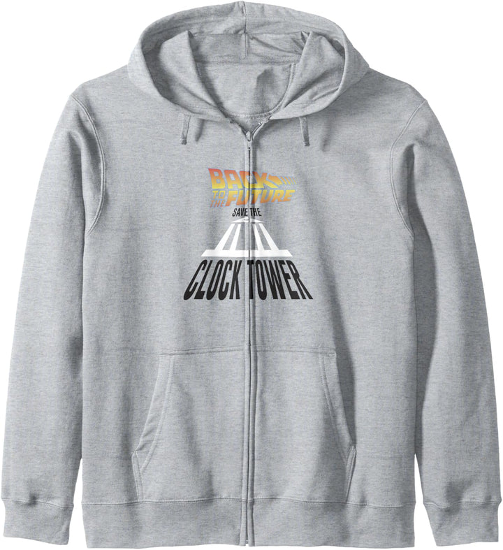 Back To The Future Save The Clock Tower Stretched Logo Kapuzenjacke