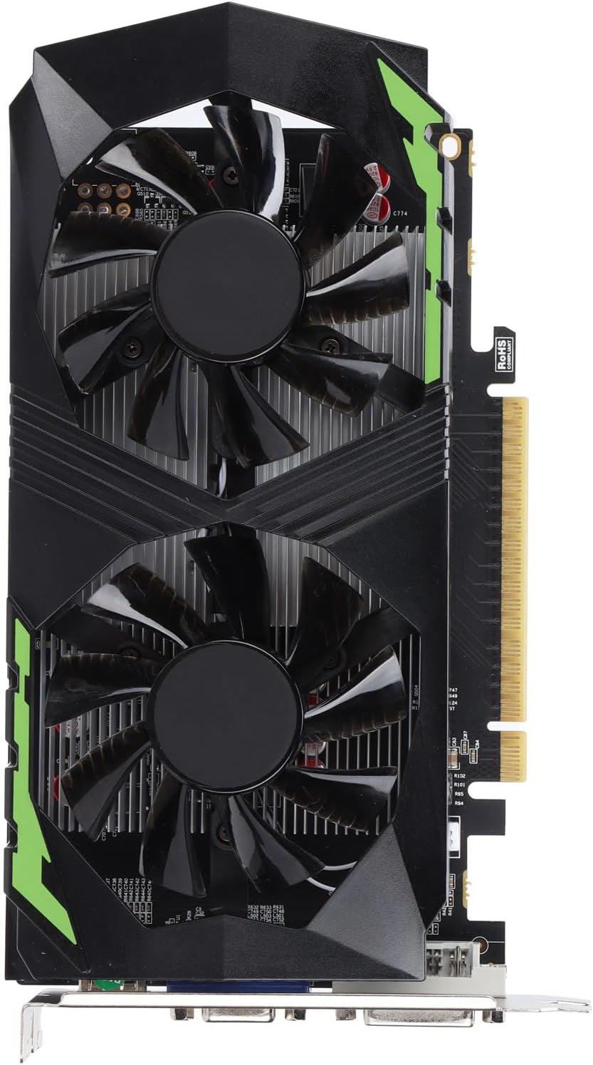Tbest GTX 1050 Ti,Geforce GTX 1050 Ti,Grafikkarten,Grafikkarte 128bit 4GB DDR5 1250MHz Automatische