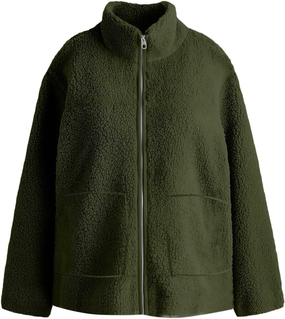 Umstandsjacke mit Babyeinsatz Warm Teddy Fleecejacke Umstands Baumwolljacke Winter Umstandsmode 2 in