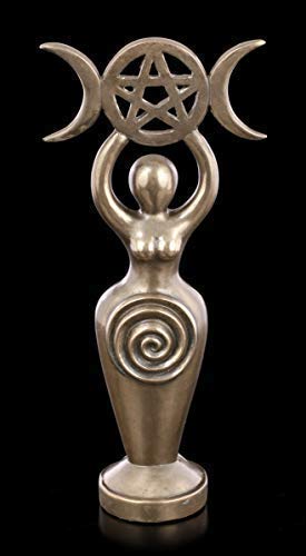 Spiral Göttin Figur - Idol | Das Symbol der Triple Goddess - der Göttin der Dreifaltigkeit, handbema