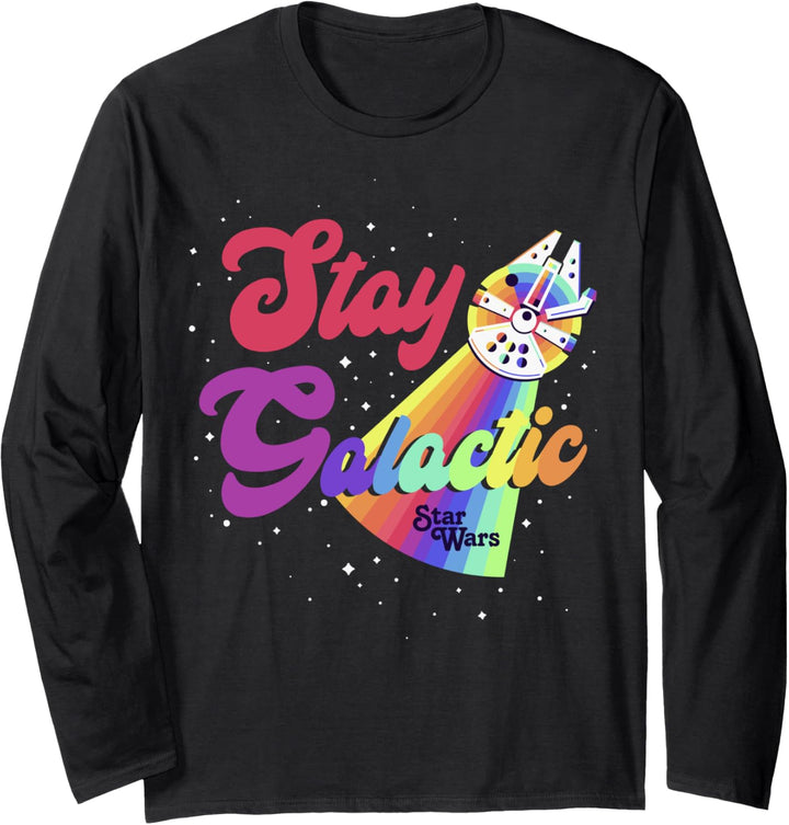 Star Wars Millennium Falcon Stay Galactic Langarmshirt