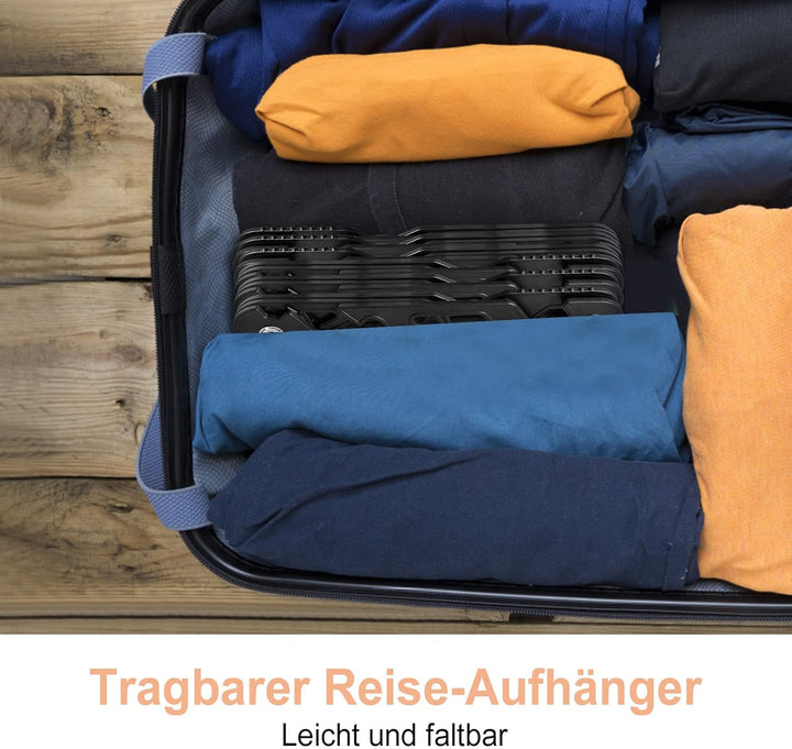 NICEDACK Premium Reisebügel Tragbare Klapp Kleiderbügel Super Bearing Collapsible Hanger Faltbare Kl