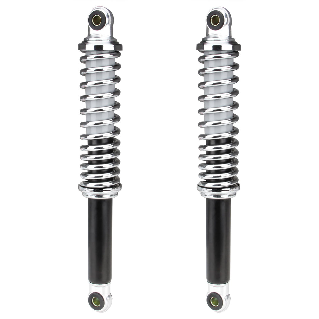 Stossdämpfer Federbeine schwarz/Chrom 340mm für Zündapp CS 25 50 Typ 448 448-14.700