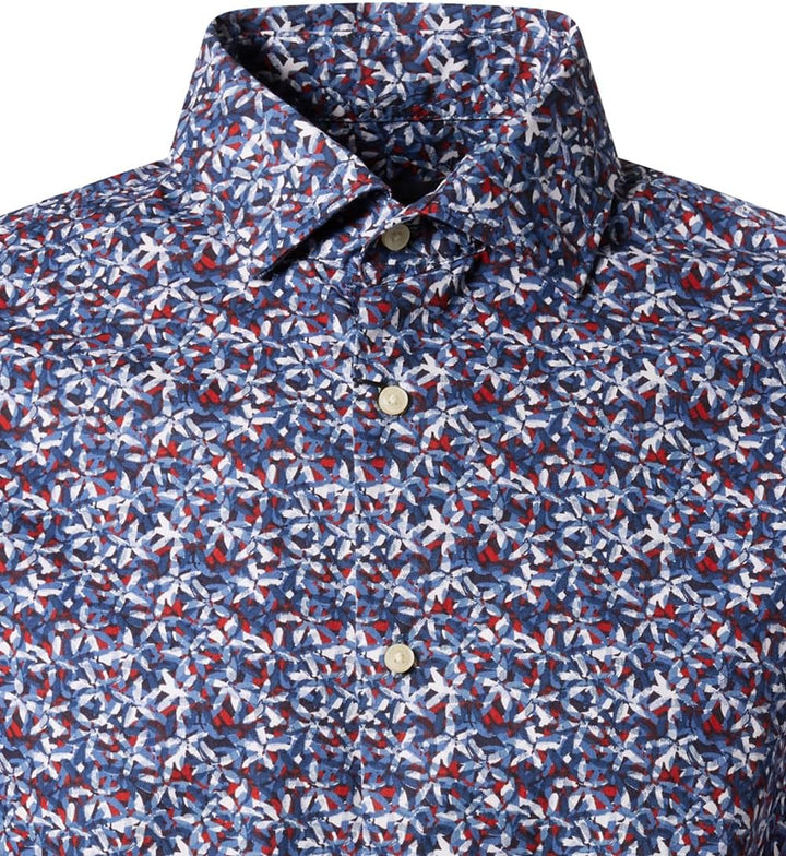 Pierre Cardin Herren Oberhemd Langarm Hemd | Männer Hemd | kariert | Modern Fit M Marine 6000, M Mar