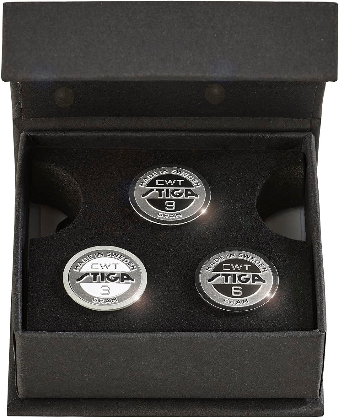 Stiga Tischtennisholz Cybershape Wood mit CWT Custom Weight Technology Gerade, Gerade