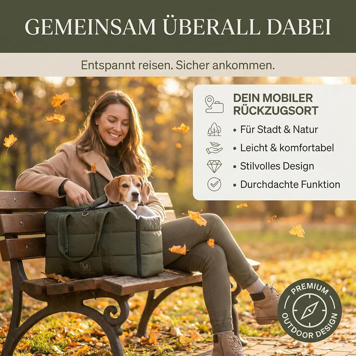 2-in-1 Hundetasche für kleine Hunde 10kg – Hundetragetasche &amp; Reisedecke – Tragetasche für Welpen &amp;