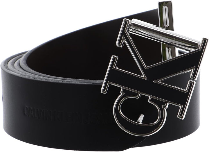 Calvin Klein Mono Hardware Belt W95 Black/Bitter Brown - kürzbar
