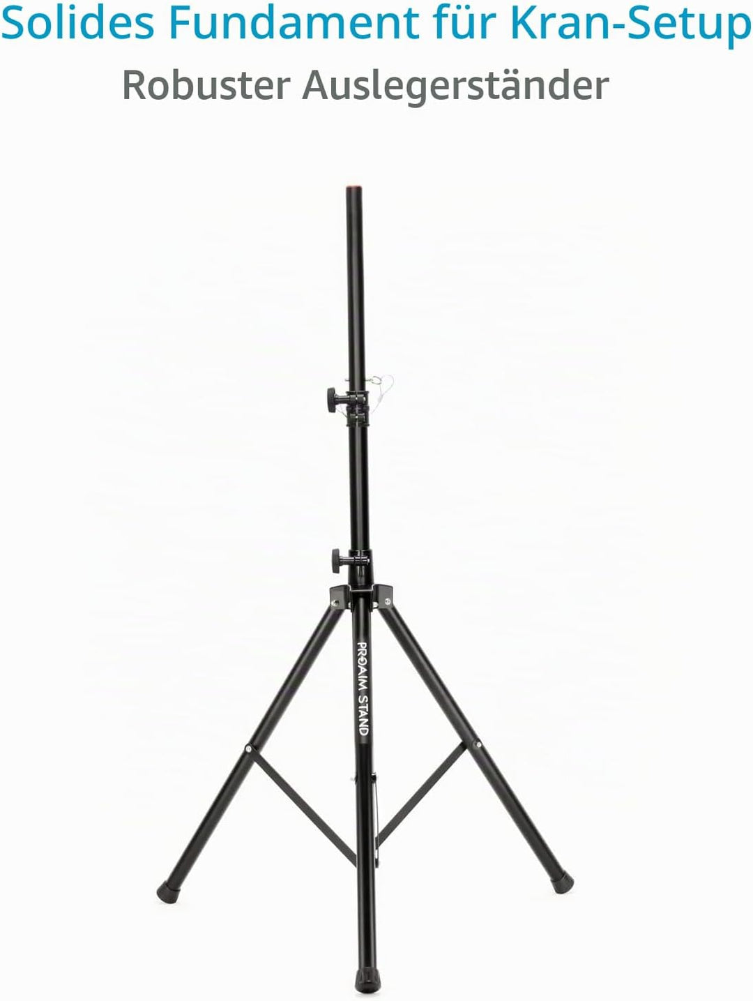 PROAIM 2,7 m Videokamera-Auslegerkran mit Ständer (P-9-TS) für Gimbals, Schwenkneig- und Flüssigkeit