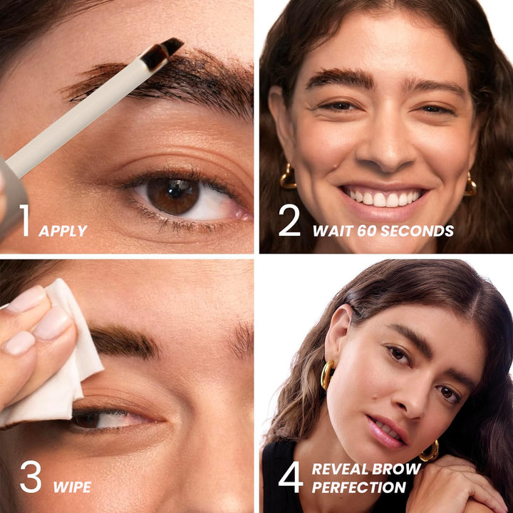 Wonderskin Augenbrauen-Tönung – Wonder Blading Brow Stain & Go Masque, Langanhaltende Brauen-Tönung,
