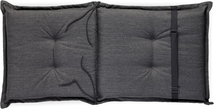 sunnypillow Stuhlauflagen Niedriglehner 100 x 50 (2er Set) - Gartenstuhlauflage Extra Dicke 9cm - Au