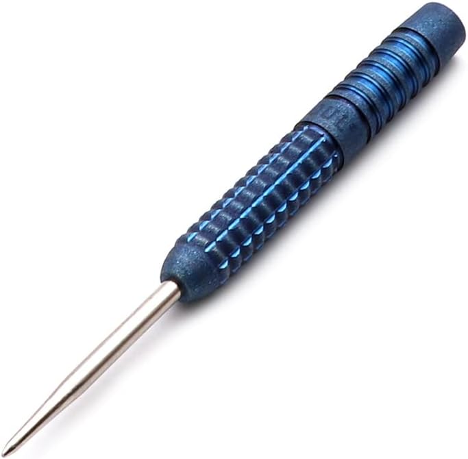 CUESOUL Steel Tip 90% Tungsten Dart Set mit Ölfarbe Finish und ROST Flights 22g BLAUER COCKTAIL, 22g