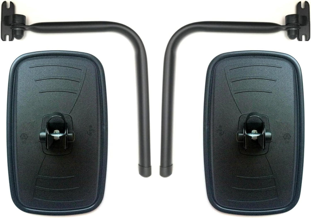 MelTruck® 2x Aussenspiegel Rückspiegel 233x145mm ø18 UNIVERSAL Traktor LKW m.Spiegelhalter