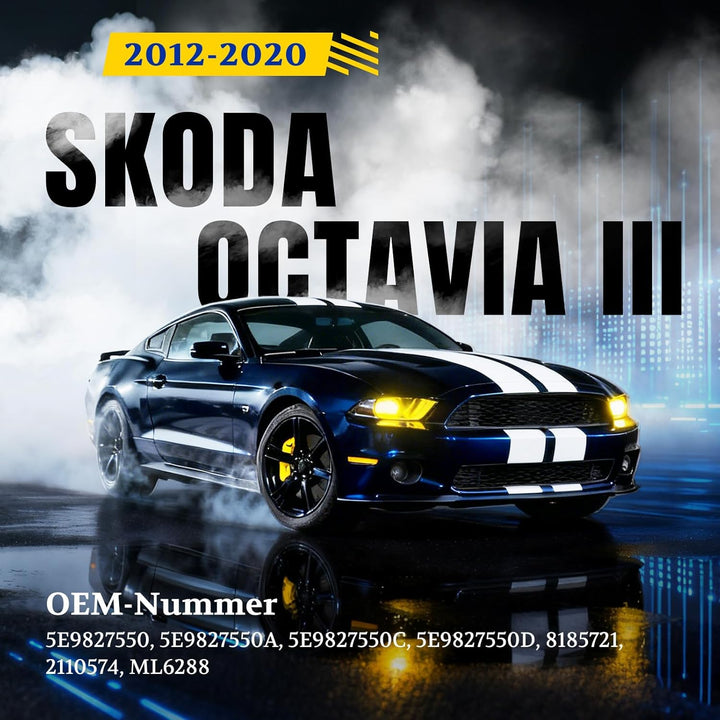 Arana 2x Heckklappe Dämpfer Gasdruckfeder kompatibel mit Skoda Octavia 3 Combi 2012-2020 gasdruckdäm