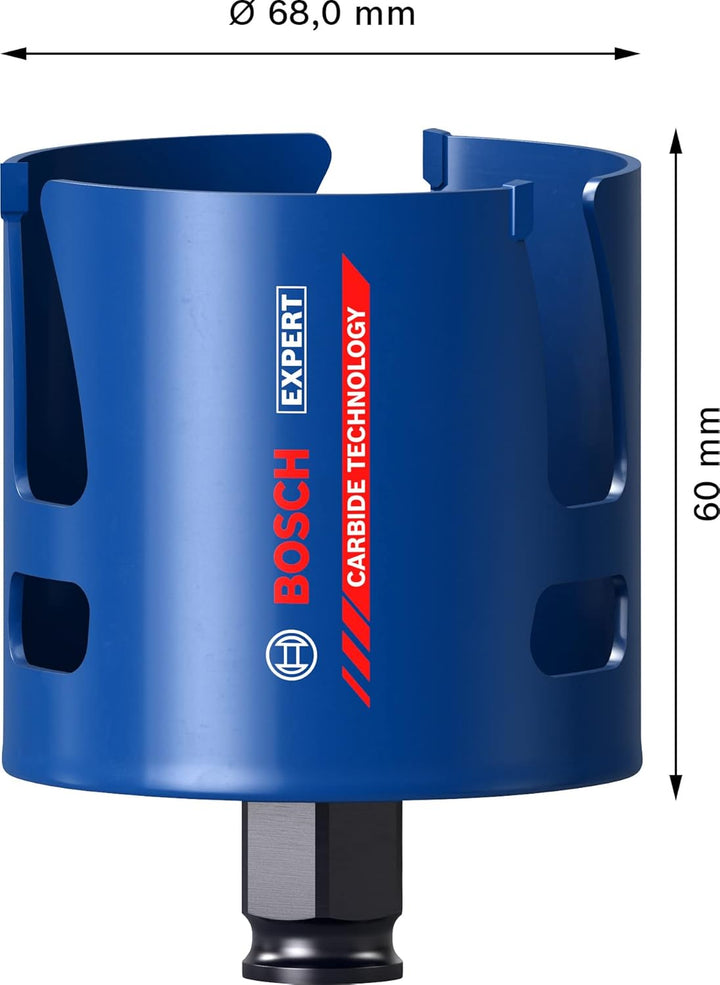 Bosch Accessories 1x Expert Construction Material Lochsäge (für Weichholz, Ø 68 mm, Zubehör Schlagbo