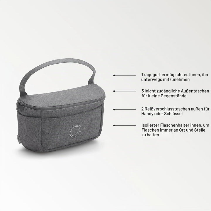 Bugaboo Organizer Deep Indigo Wickeltasche, kompakte Grösse, mehrere Taschen, Deep Indigo