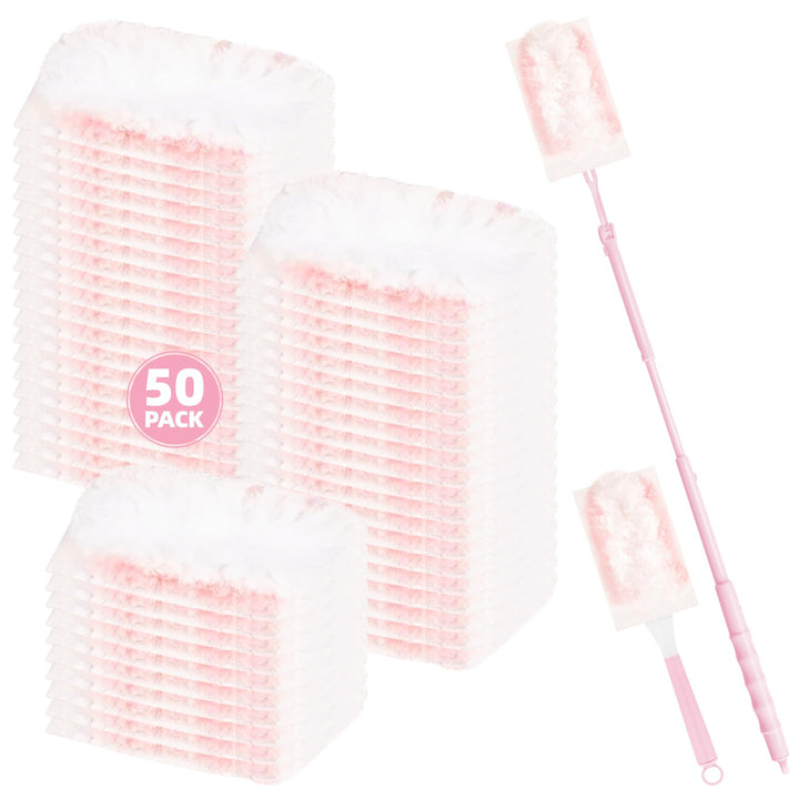 52 Stück Staubmagnet Kompatibel mit Swiffer Staubmagnet Nachfüllpack,Einweg Magnet Staubwedel für Sw