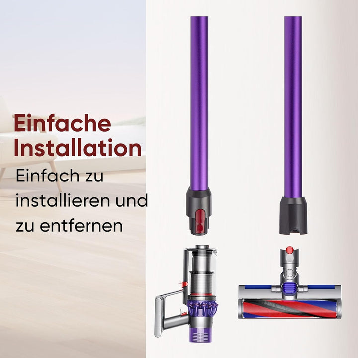 Verlängerungsrohr für Dyson V11 V15 V10 V8 V7 Stabstaubsauger,Ersatz Teleskoprohr Schnellspanner Ver