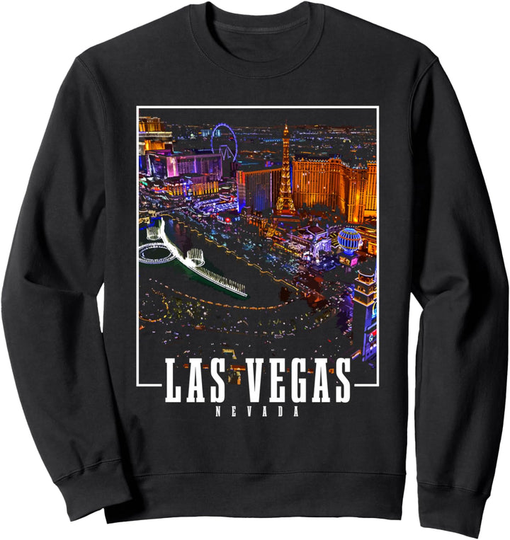 Las Vegas Nevada Skyline USA Souvenir Sweatshirt