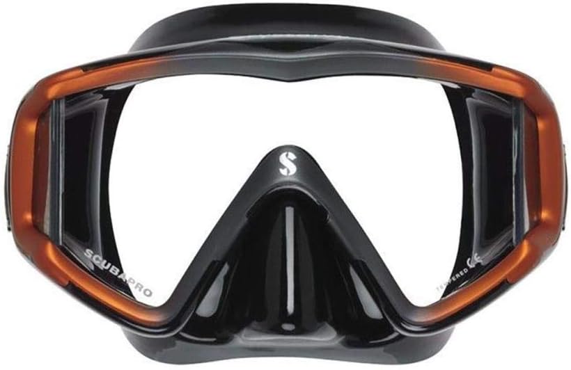 Scubapro Crystal Vu Tauch Maske Transparent, Rot, Transparent, Rot