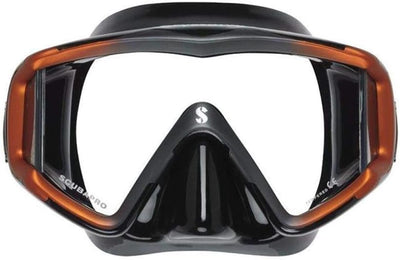 Scubapro Crystal Vu Tauch Maske Transparent, Rot, Transparent, Rot