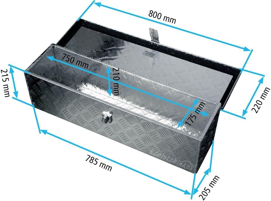 Truckbox D035 + MON2012 Montagesatz, Werkzeugkasten mit Montagesatz, Deichselbox, Transportbox