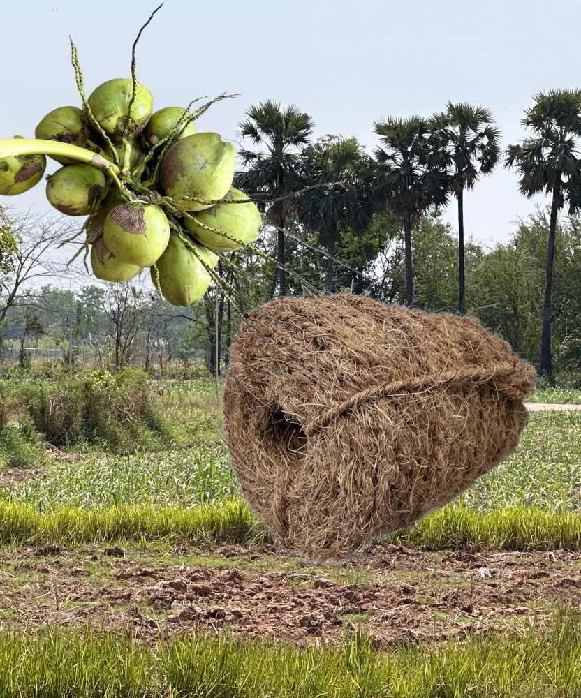 Kokosseile ø 10 mm / 50 m – Reine Naturseile, unbehandelt, für den Garten, zum Baum anbinden und für