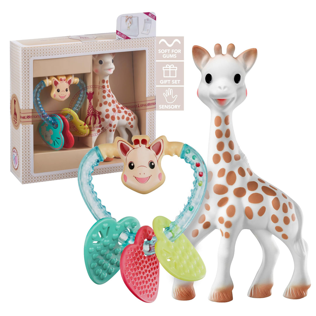 Sophie la girafe Geschenkset für Babys mit Rassel und Beissring Classic Creation Set 3, Classic Crea