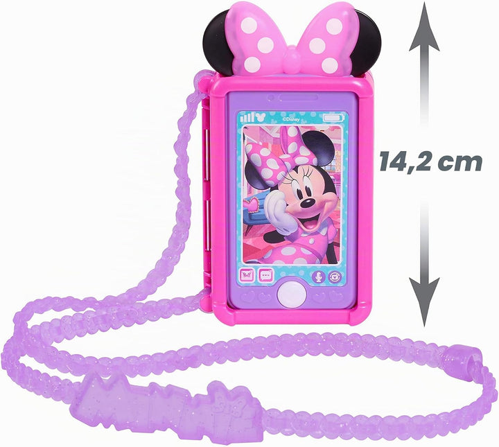 Minnie Mouse 89876 Minnie Chat w/Me, Multi-Color, 20.3cm x 19.1cm x 3.8cm Minnie Mouse Bild Perfekte