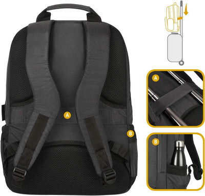 Tucano Lato Rucksack für MacBook PRO und Notebook bis zu 17" [PC] Grün, Grün