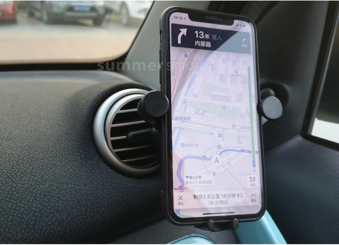 SHIFENG Für MB Smart 451 Fortwo Forfour 2009-2014 Auto-Luftauslass-Handyhalterung Zubehör 451 Lüftun