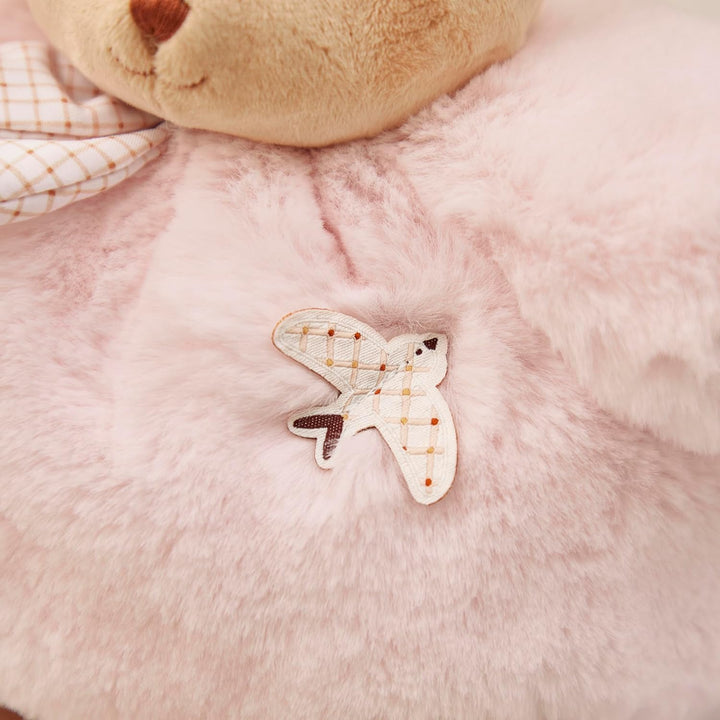 KALOO - Schmusetuch Kaninchen Rosa 25cm - Ultraweiches und Flauschiges Plüschtier für Babys - Zärtli