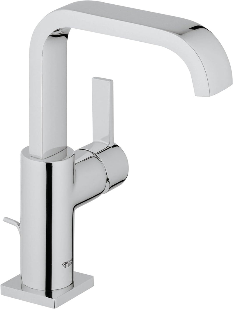 GROHE Allure -Einhand-Waschtischarmatur (wassersparend, L-Size, Einlochmontage), chrom, 32146000 L h