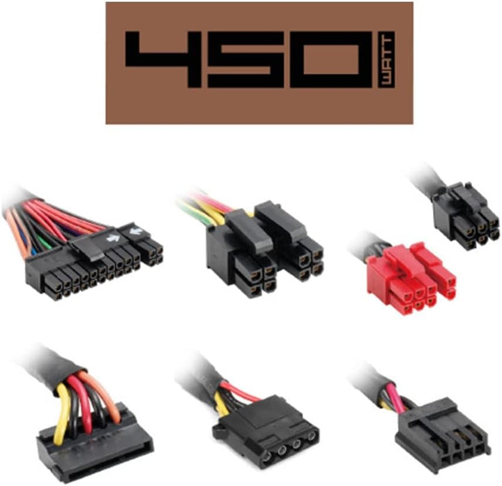 Sharkoon SilentStorm SFX Bronze PC-Netzteil (450 Watt, SFX)