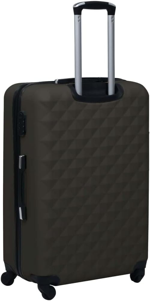 vidaXL Kofferset 3-TLG. ABS Hartschalenkoffer Reisekoffer Set Mehrere Auswahl, Anthrazit