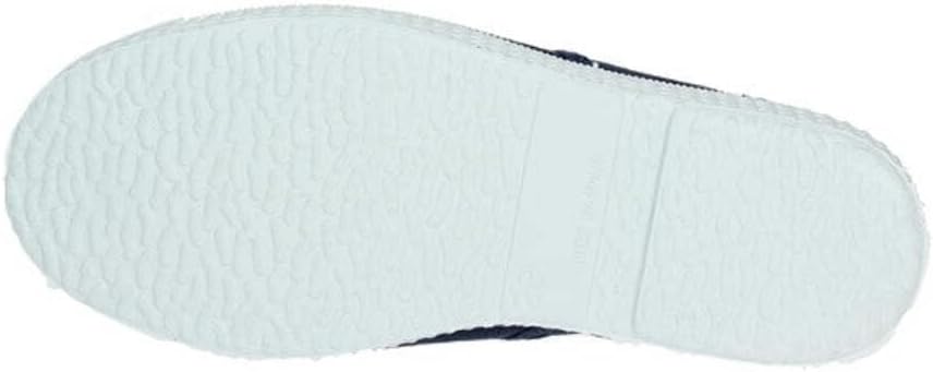 CIENTA - Blauer Schuh aus Stoff, made in Spain, auf der Vorderseite ein elastischer Einsatz, goldene