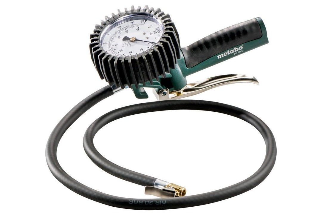 Metabo Druckluft-Reifenfüllmessgerät RF 80 G (602235000) Karton, Arbeitsdruck: 0.5 - 10 bar, Schlauc
