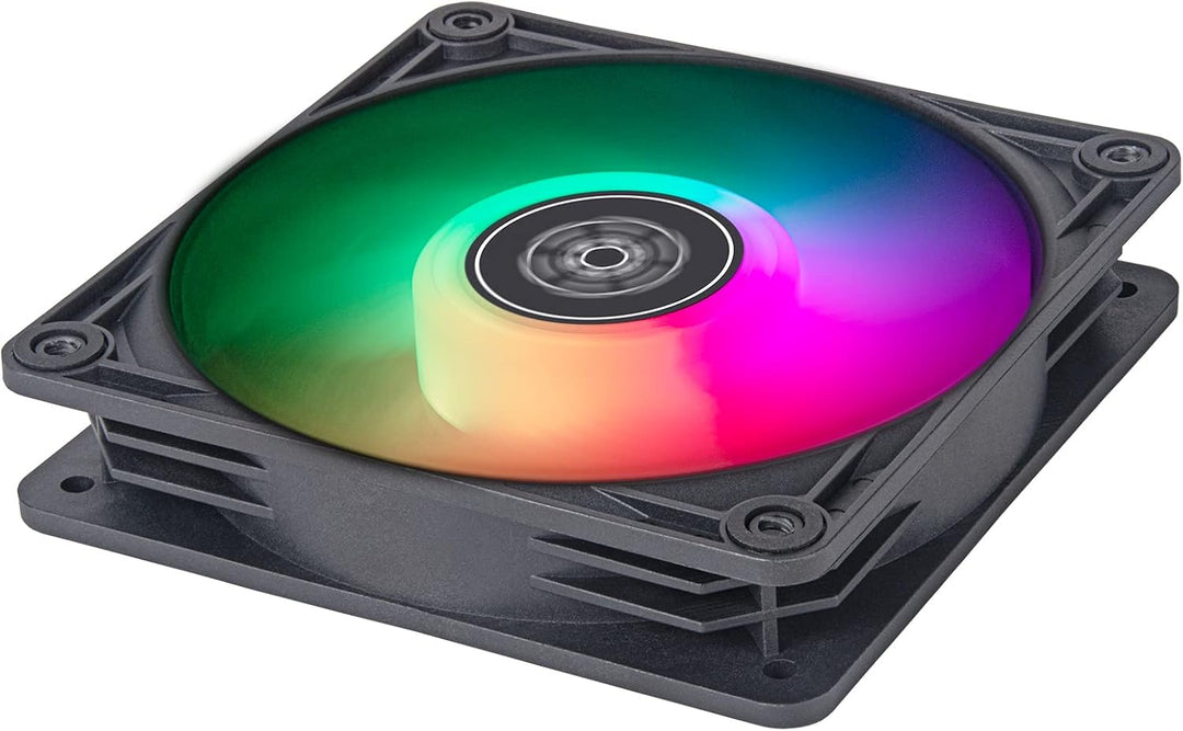 SilverStone Vista Performance PWM Lüfter, ARGB - 120 mm, Schwarz