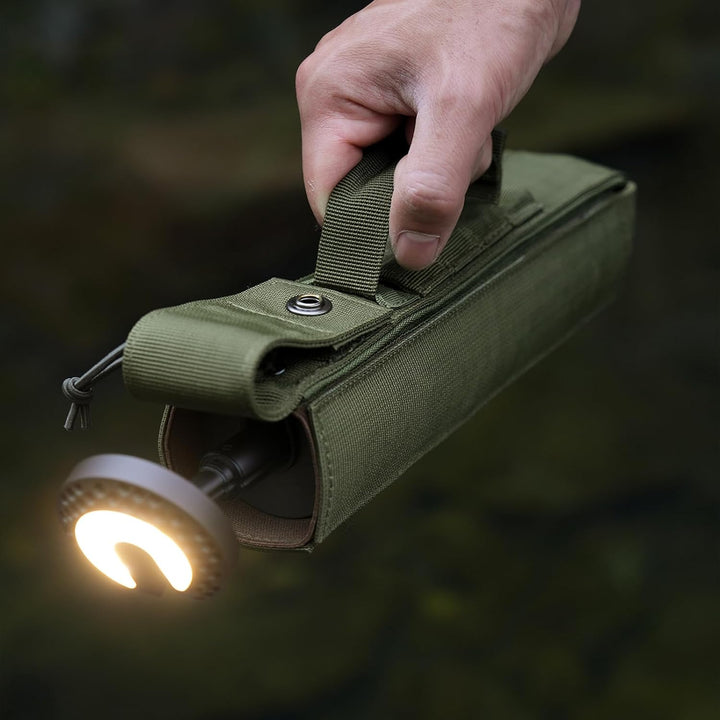 Laternenzubehör, Teleskop-Camping-Lichtkoffer, Outdoor-Camping, Laternen-Tasche, tragbare Campingaus